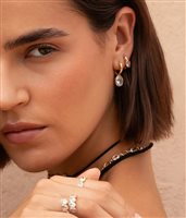 Orecchini Rue des Mille Donna in Lega metallica Zircone OR-039 M1 AU - OR-039 M1 AU